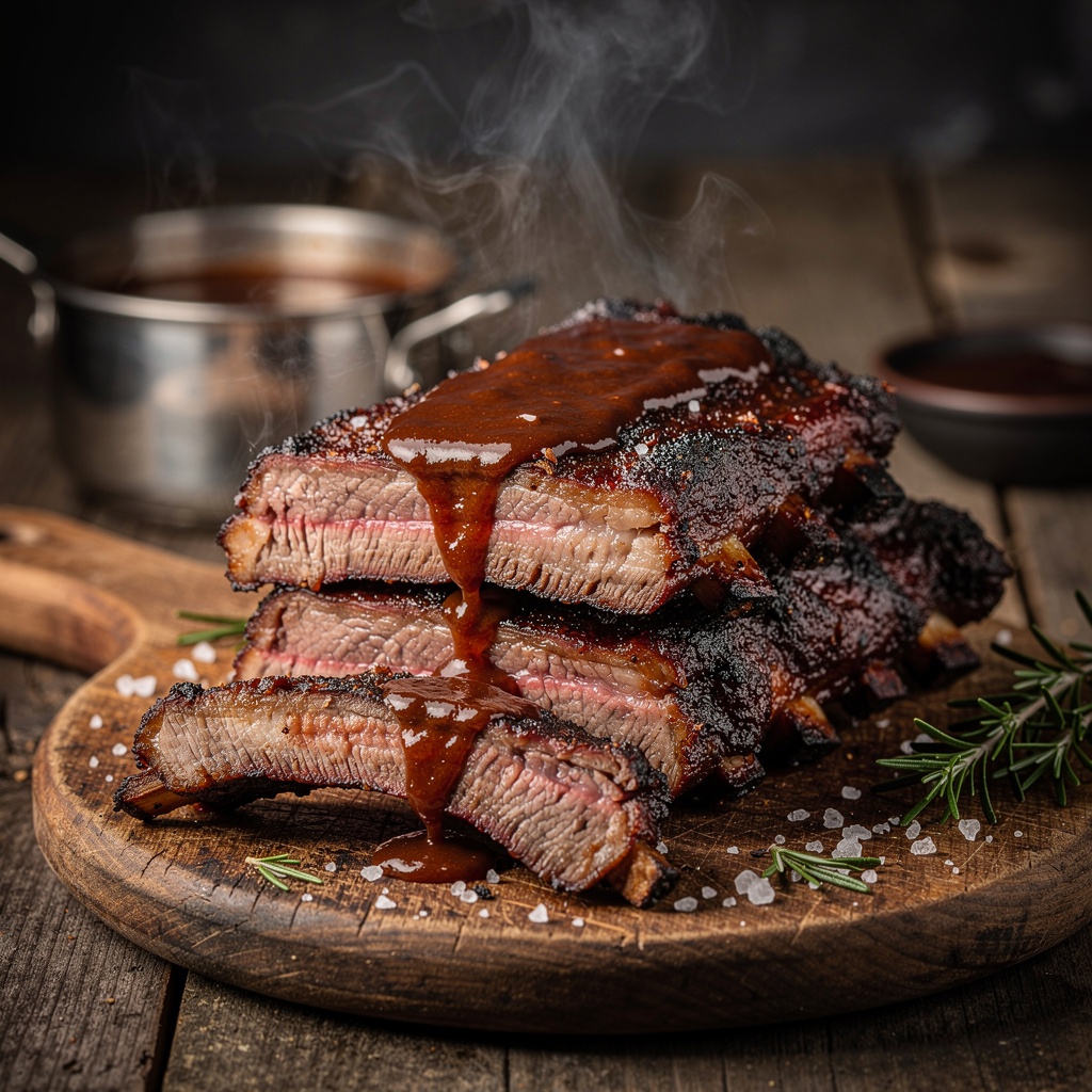 BBQ Smoked Beef Ribs