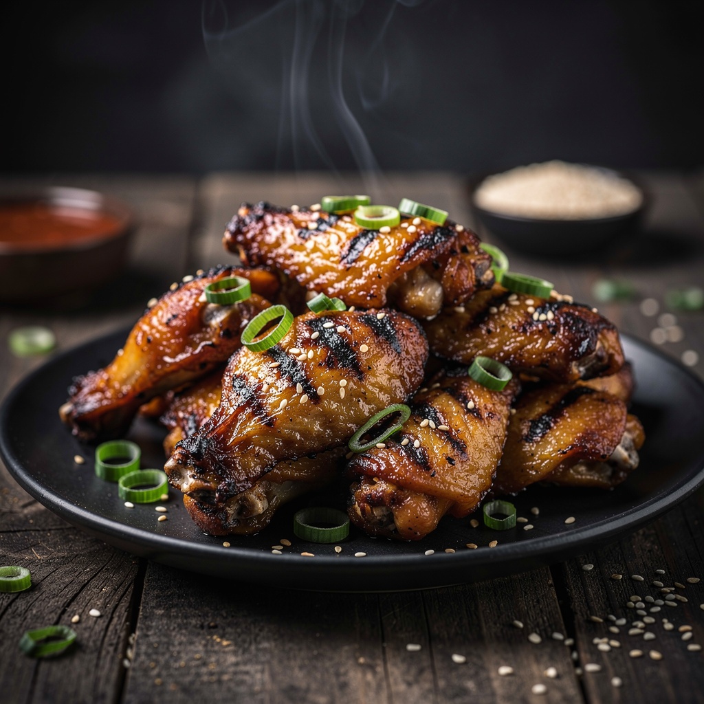 Fire-Smoked Chicken Wings